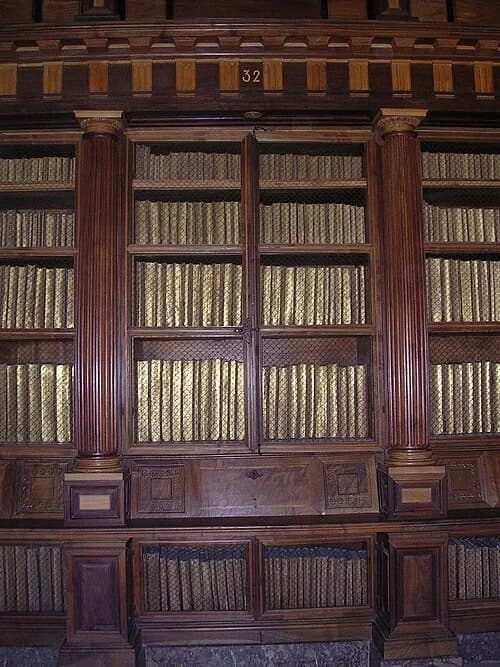 The Library Shelves — Real Monasterio de San Lorenzo de El Escorial audio guide stop