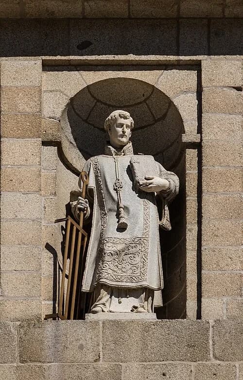 Statue of Saint Lawrence — Real Monasterio de San Lorenzo de El Escorial audio guide stop