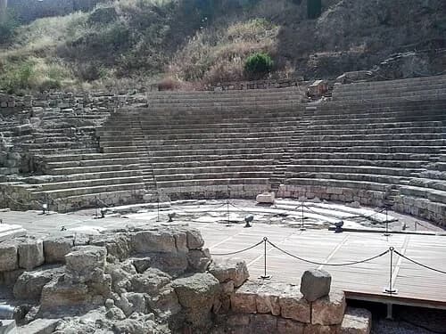The Reconstructed Stage — Teatro Romano de Málaga audio guide stop