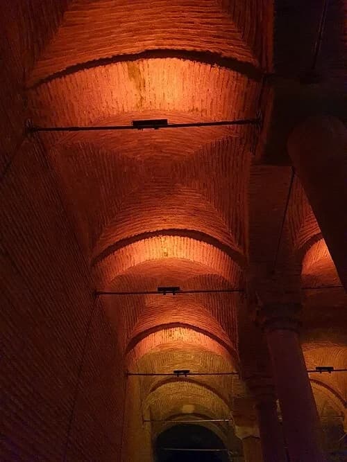 Byzantine Brick Vaults — Basilica Cistern audio guide stop