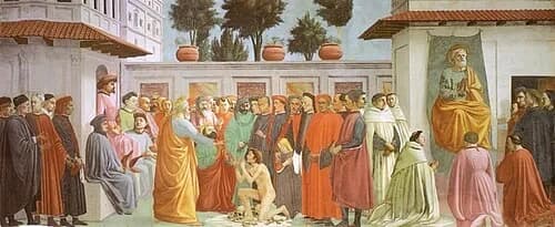 Raising of the Son of Theophilus and Saint Peter Enthroned — Brancacci Chapel audio guide stop