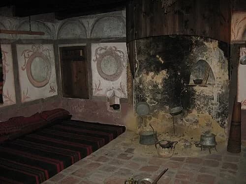 Wall Frescoes and Hearth — Velyan's House audio guide stop