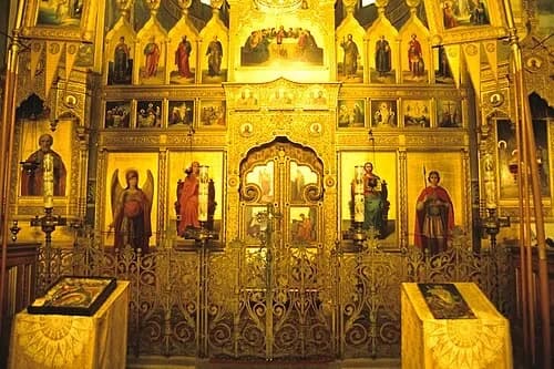 The Golden Iconostasis — The Memorial Temple of the Birth of Christ audio guide stop