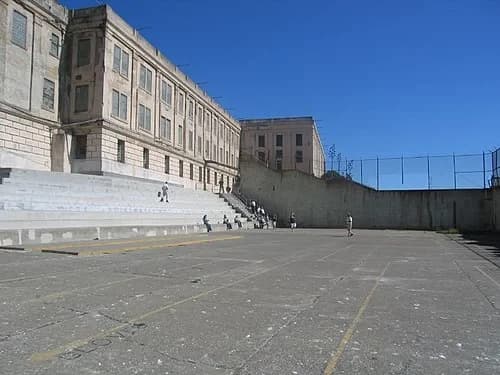 The Recreation Yard — Alcatraz Island, Alcatraz audio guide stop