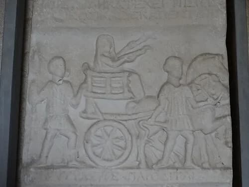 Greek Funeral Relief — Ancient City of Nessebar audio guide stop