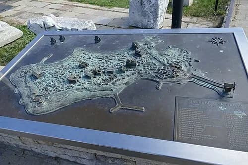 Tactile Map of the Peninsula — Ancient City of Nessebar audio guide stop