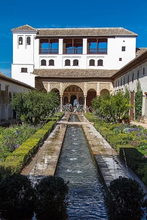 Court of the Water Channel — Generalife audio guide stop