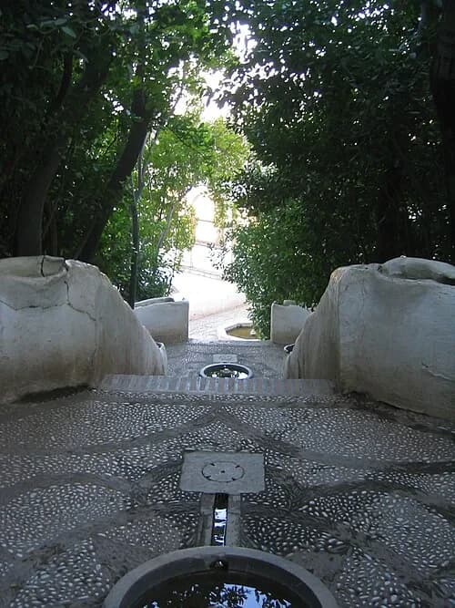 The Water Stairway — Generalife audio guide stop