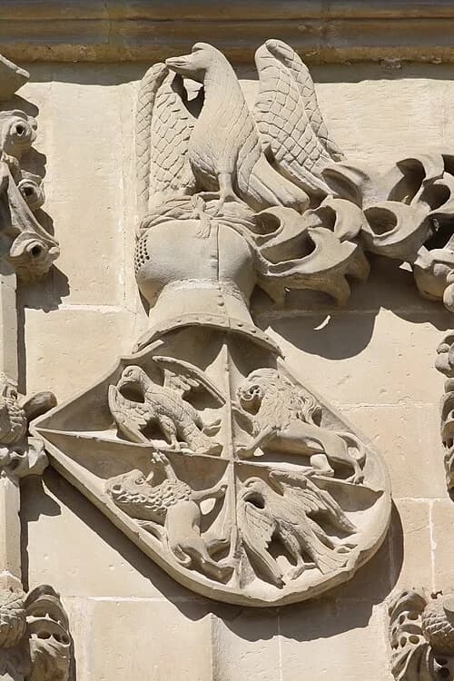 Valencia Family Shield — Palacio de Jabalquinto audio guide stop