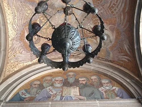 The Seven Saints Ceiling — Alexander Nevsky Cathedral audio guide stop