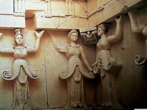 The Ten Caryatids