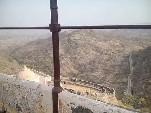 Looking Down on the Wall