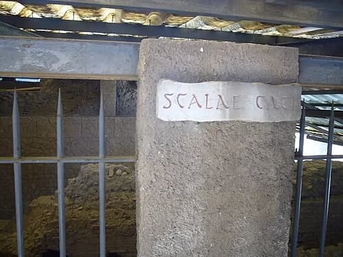 Stairs of Cacus — Palatine Hill audio guide stop