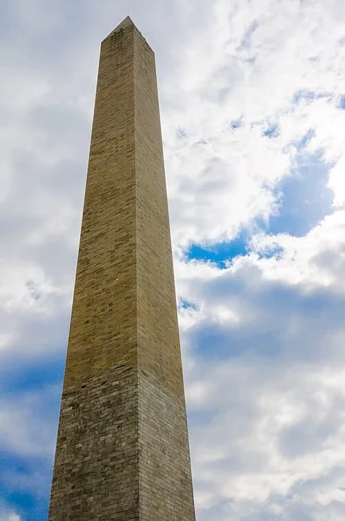 The Two-Tone Marble — Washington Monument audio guide stop