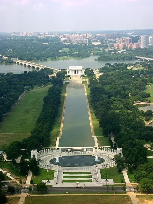 View of the Lincoln Memorial — Washington Monument audio guide stop