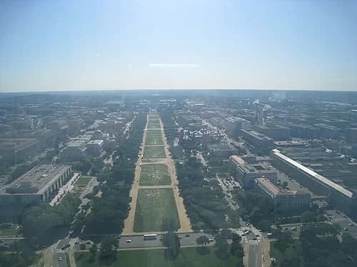 View of the National Mall — Washington Monument audio guide stop