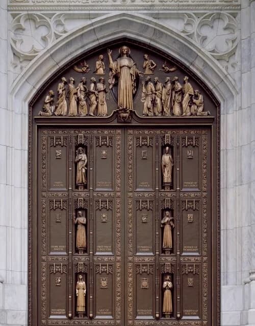 The Main Bronze Doors — St. Patrick's Cathedral audio guide stop