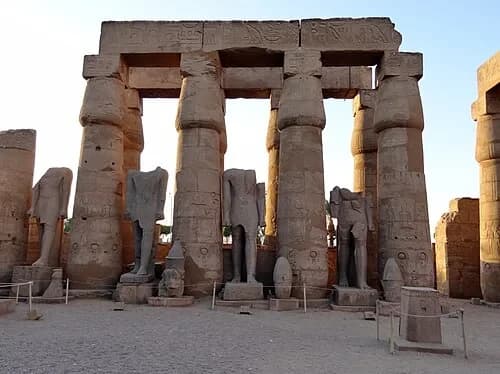 The Court of Ramesses II — Luxor Temple audio guide stop