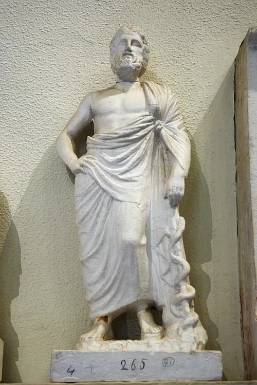 Statue of the Healing God — Ancient Epidaurus audio guide stop