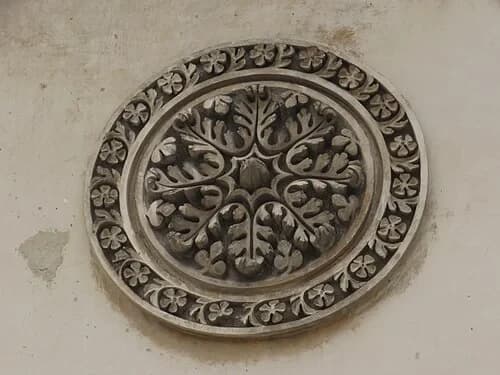 Stucco Flower Medallion — Charminar audio guide stop