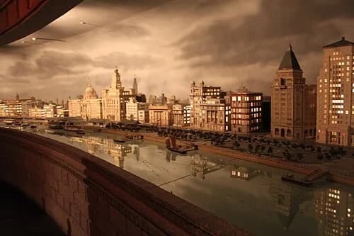 El Bund histórico en miniatura — 东方明珠广播电视塔
