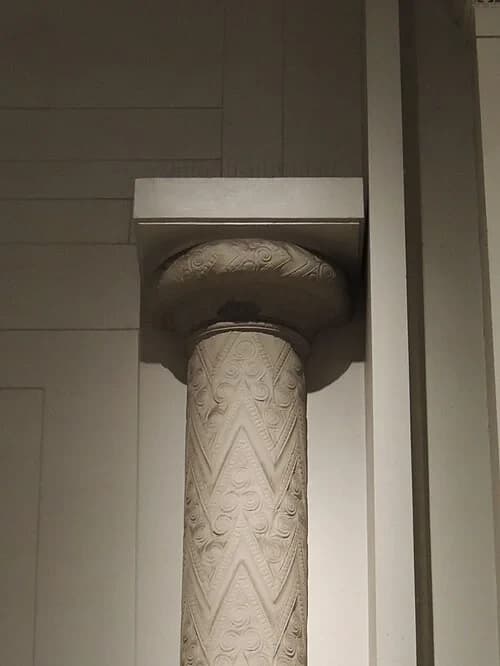 The Decorative Entrance Columns — Mycenae Archaeological Site audio guide stop