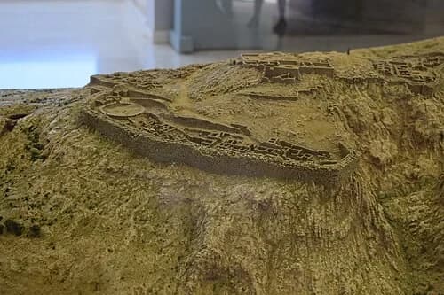 Model of the Ancient Citadel — Mycenae Archaeological Site audio guide stop