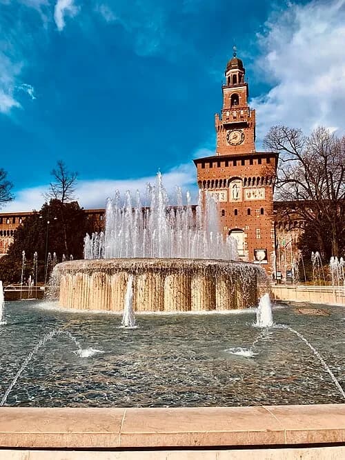 Filarete Tower and Fountain — Castello Sforzesco audio guide stop