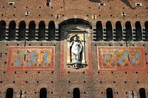 Statue of Saint Ambrose — Castello Sforzesco audio guide stop