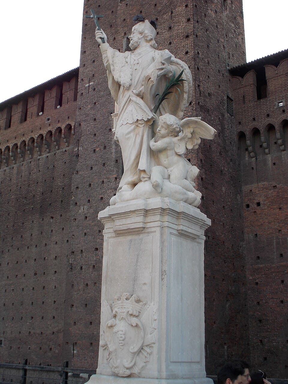 Statue of John of Nepomuk — Castello Sforzesco audio guide stop