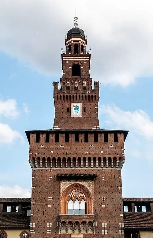 The Main Gate Tower — Castello Sforzesco audio guide stop