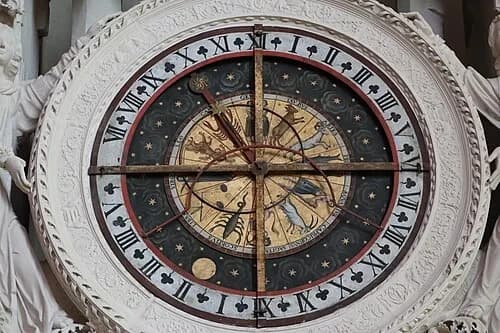 The Clock's Golden Dial