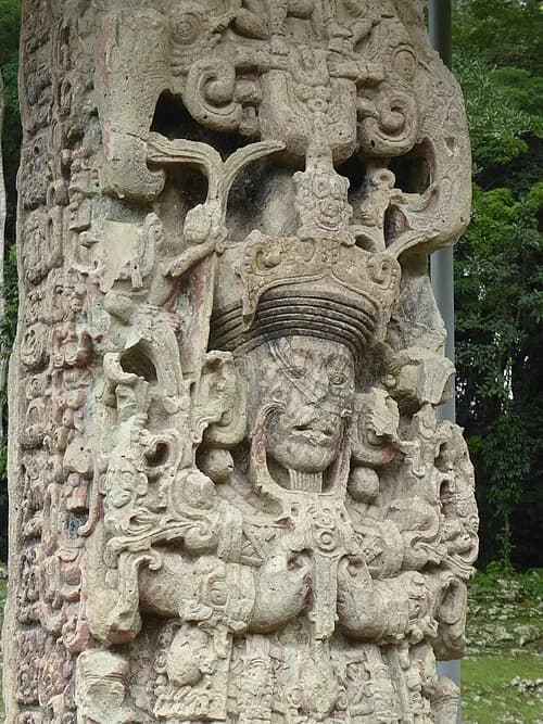 Royal Regalia of Stela B — Copán Archaeological Site audio guide stop