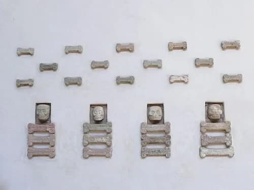 Skull and Bone Reliefs — Copán Archaeological Site audio guide stop