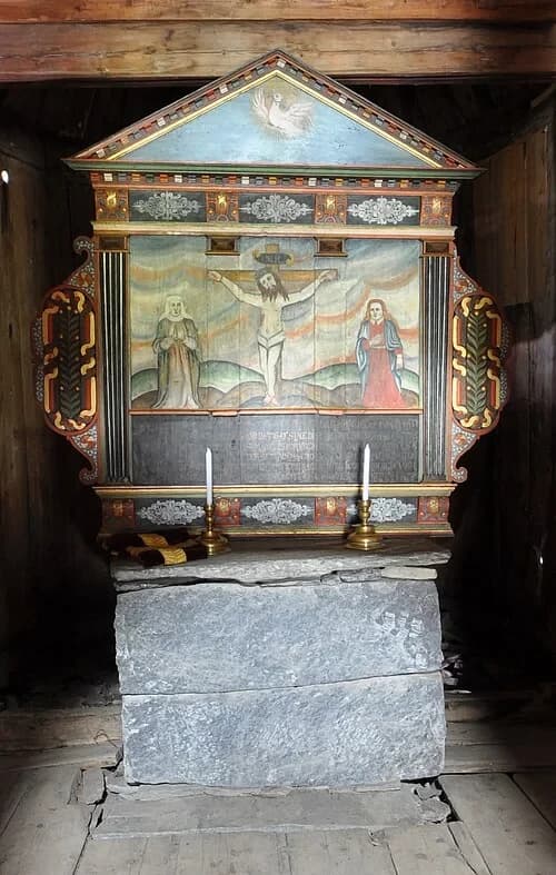The Stone Altar — Borgund stavkirke audio guide stop