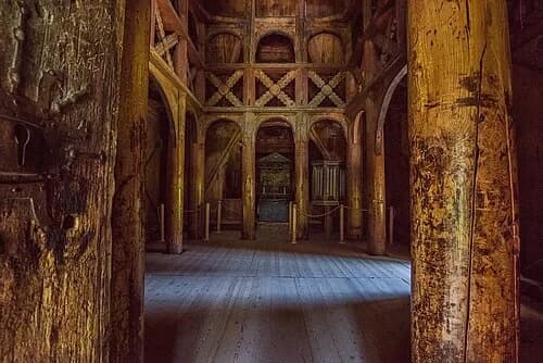 The Dark Interior — Borgund stavkirke audio guide stop