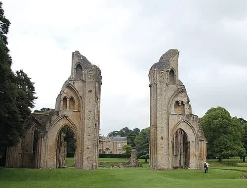 Arches of the Great Church — Glastonbury Abbey audio guide stop