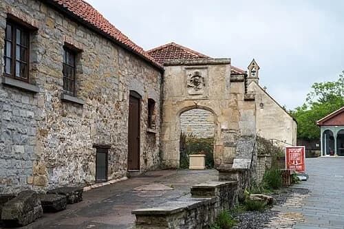 Inner Gatehouse Court — Glastonbury Abbey audio guide stop