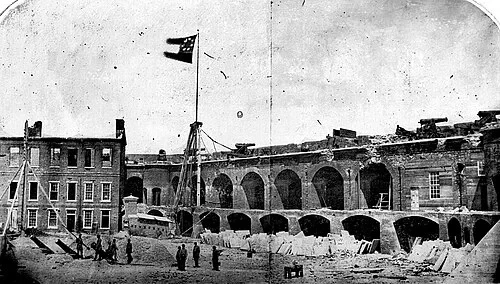Battle of Fort Sumter — Fort Sumter audio guide stop