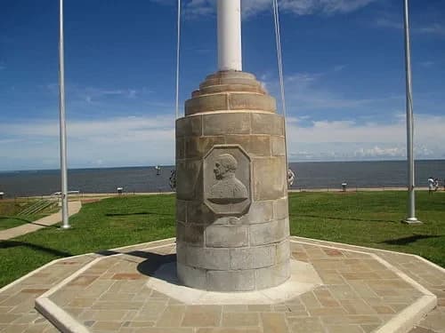 Flagpole Monument — Fort Sumter audio guide stop
