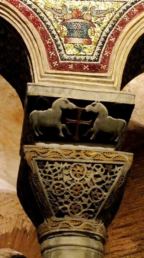 Byzantine Basket Capitals — Basilica di San Vitale audio guide stop