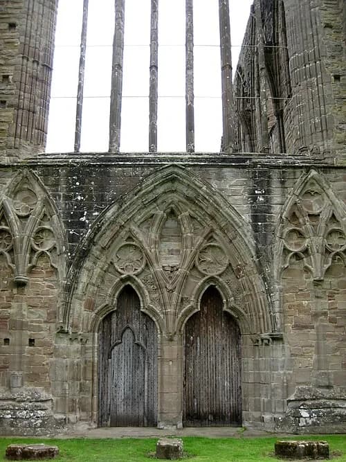 The Great West Door — Tintern Abbey audio guide stop