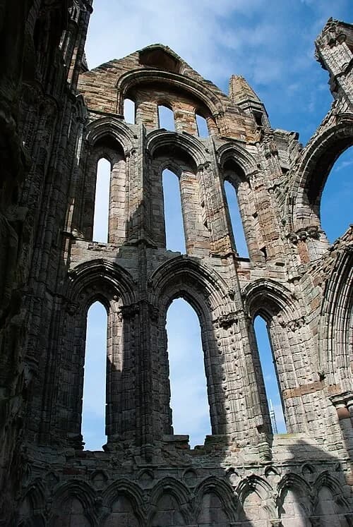 High Lancet Windows — Whitby Abbey audio guide stop