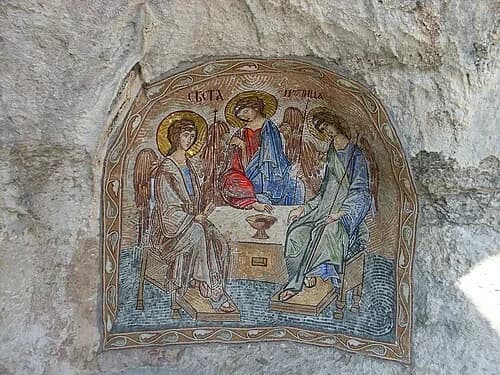 The Holy Trinity Rock Fresco