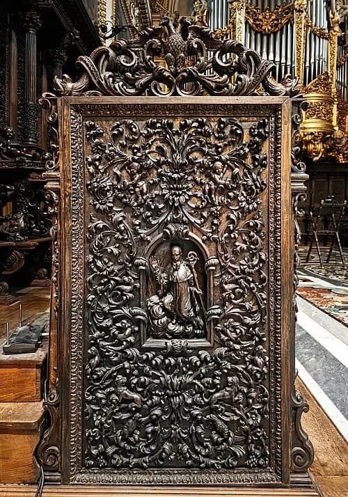 Baroque Wood Carvings — Abbey of Monte Cassino audio guide stop