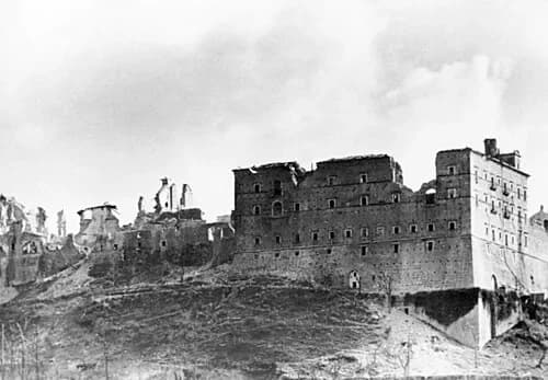 The Ruin of 1944 — Abbey of Monte Cassino audio guide stop