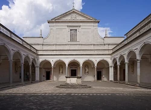 Cathedral Facade — Abbey of Monte Cassino audio guide stop