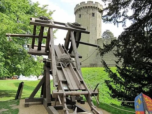 The Siege Ballista — Warwick Castle audio guide stop