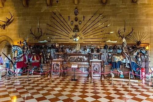 The Great Hall Armoury — Warwick Castle audio guide stop
