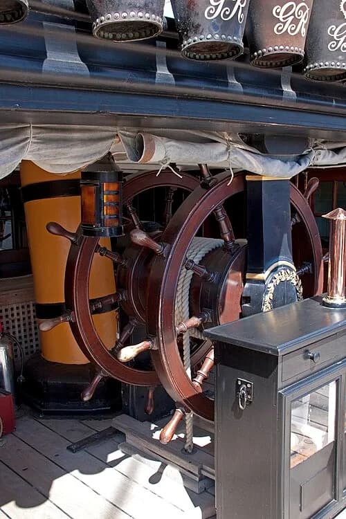 The Ship's Wheel — HMS Victory audio guide stop